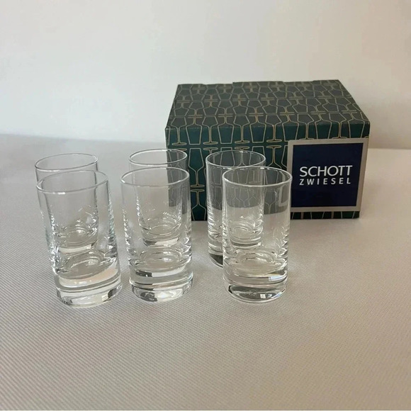 Schott Zwiesel Set of 6 Glas Shot Paris Collection Tritan Crear Glass 1.4 OZ - Picture 3 of 10